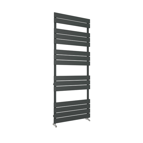Topoint 160 x 60 cm Anthracite Flat Panel Heated Towel Rail Bathroom Ladder Radiator